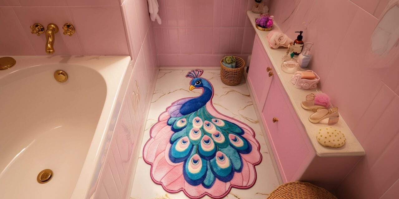 17 Fun and Fabulous Bathroom Rugs for Girls