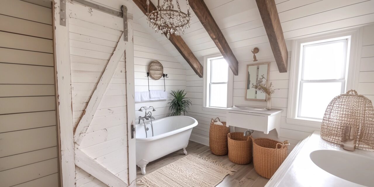 21 Farmhouse Bathroom Design Ideas to Add Rustic Charm to Your Space