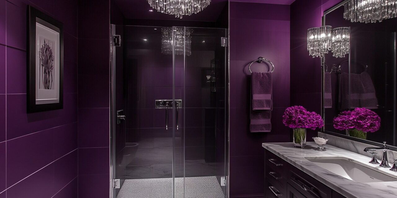 Creating a Stunning Bathroom with Bold, Dark Color Schemes